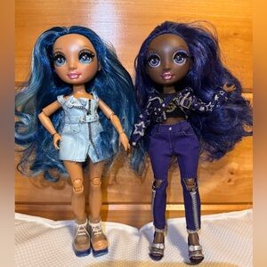 Pair of Rainbow High Dolls